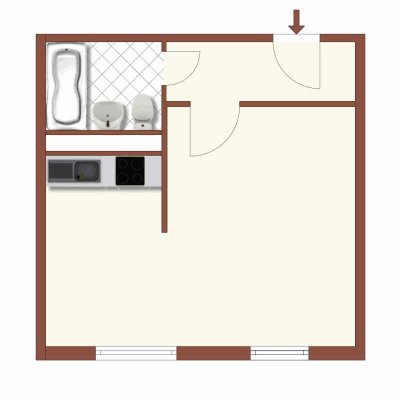 Wer will mich!? 1-Zimmer-Appartment