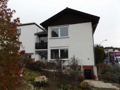 semi-detached house with a view: 3 BR, 3 bath, terrace, yard in family neighborhood