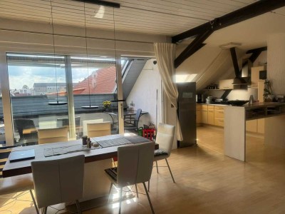 Helle 3-Zimmer Dachgeschosswohnung in Grünstadt mit Loggia
