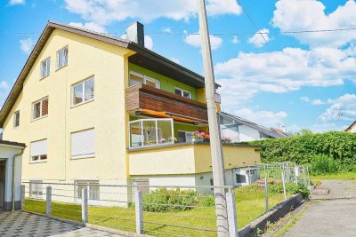 3 Wohnungen + 1 Büro/Praxis, ruhige Lage in Pfuhl, Doppelgarage, Garten, Keller, Stellplätze