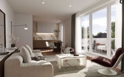 Penthouse-Traum: Neubau mit Süddachterrasse