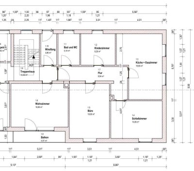 4,5-Zimmer Wohnung mit Balkon in Nittendorf
