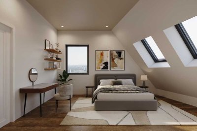 Neubau: 3-Zimmer Dachgeschosswohnung mit Balkon und Aufzug, schlüsselfertig, hochwertige Ausstattung