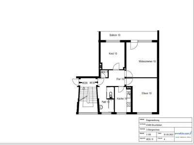 3 - Zimmer Wohnung in Bruchköbel