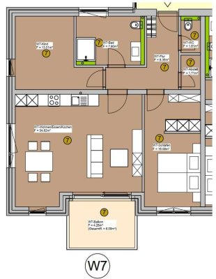 3-Zimmer-Wohnung in Merklingen inkl EBK, 2 Stellplätze