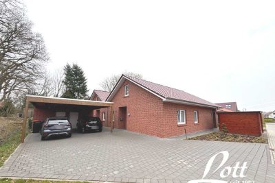 +++ Neuwertiges Doppelhaus mit Carport in zentrumsnaher Lage von Bockhorn! +++