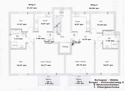 Attraktive 3-Zimmer-Wohnung mit Balkon in Enger