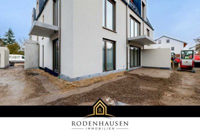 Exklusive 2-Zimmer-Neubauwohnung mit Terrasse und Garten in Niedrigenergiebauweise (A+)