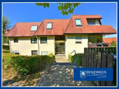Wohnkomfort mit Blick ins Grüne – Hochparterre mit Balkon und Tiefgarage