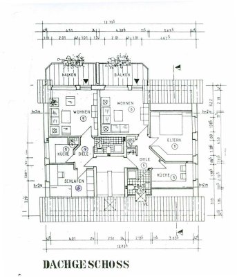 schöne helle 2 Zimmerwohnung im DG rechts in Oelde
