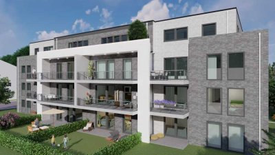 Neubau Wohnung mit Terrasse & EBK - Erdwärme, Aufzug, Stellplatz usw.