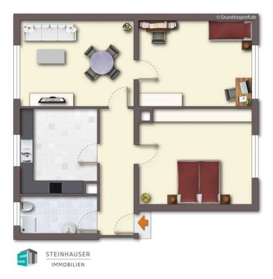 Pfiffige 3 Zimmer-ETW in beliebter Lage von Freiburg-Haslach mit idealer Anbindung