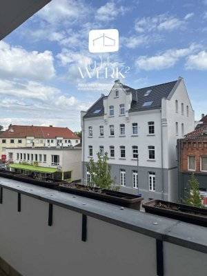 3-Zimmer mit Balkon in gefplegtem MFH- ruhige Lage, solide Substanz