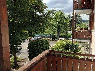 vermietete, attraktive 2-Zimmer-Wohnung mit Balkon in Bannewitz in der Nähe vom Golfplatz