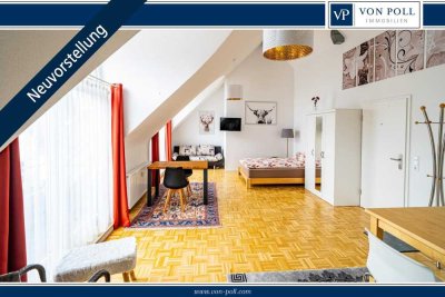 Renovierte und voll ausgestattete 1-Zimmer-Dachgeschoss-Wohnung in VS-Villingen - zentral und modern