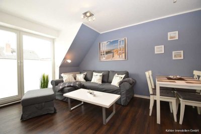 Moderne 2-Zimmerwohnung mit ca. 46 m² Wohnfläche auf Eigenland im Zentrum Büsums zu verkaufen