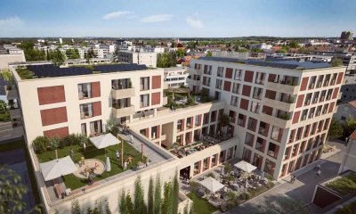 Zentral gelegene, perfekt geschnittene  3-Zimmer-Wohnung mit West-Balkon