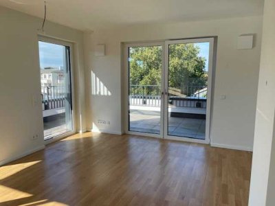Moderne, barrierefreie 52 m² Studiowohnung mit großer Terrasse & Blick auf den Bürgerpark – Findorff
