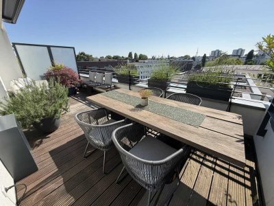 Traumhaftes 3-Zimmer-Penthouse direkt am Osterbekkanal