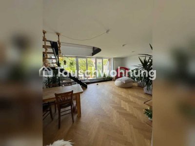 Tauschwohnung: Helle Maisonette Wohnung - wenige Meter vom Stadtwald