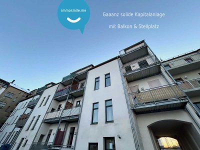 Jetzt kaufen • Eigentumswohnung • Zwickau • langfristig vermietet • Balkon • 2 Zimmer • Stellplatz