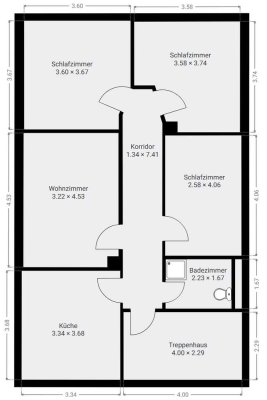 Helle 4-Zimmer-Dachgeschosswohnung in Windsbach – sofort einzugsbereit