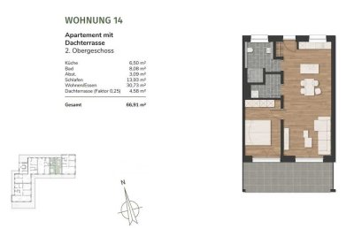 Moderne Mietwohnung in Neuenburg - Wohnung 14