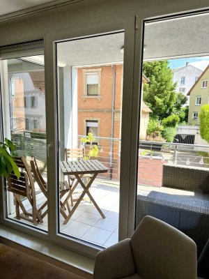 Ab 1.8.2025 zu vermieten: Dachgeschosswohnung über 2 Etagen im Herzen von Grötzingen