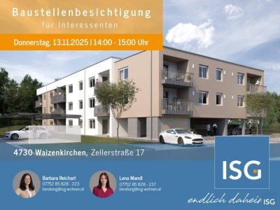 2-Zimmer Wohnung im EG mit Carport, Top 6, Miete mit Kaufoption! NEUBAU - Erstbezug