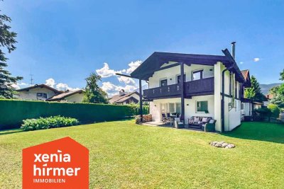 Hier beginnt Zuhause- uneinsehbar, wie in einem kleinen Park