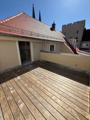 *Erstbezug* Stilvolle 4-Zimmer-Maisonette mit Dachterrasse im Herzen der Regensburger Altstadt- WE10
