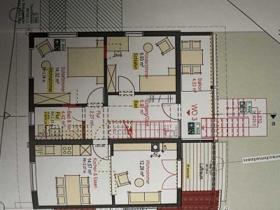 Neuwertige 5-Zimmer-Wohnung mit Balkon in Böttingen