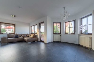 Attraktive und gepflegte 3-Raum-EG-Wohnung mit geh. Innenausstattung mit Balkon und EBK