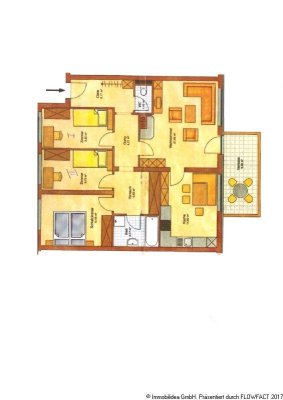 Geräumige 4 Zimmer-Wohnug in Buch