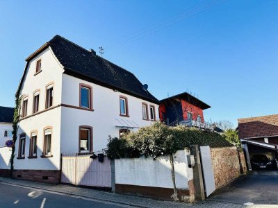 PREISREDUZIERUNG - Wunderschöne Liegenschaft in Walsheim mit modernem Anbau und tollem Gartenareal