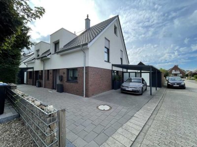 Exklusive Doppelhaushälfte links der Ems – stilvoll wohnen in bester Lage