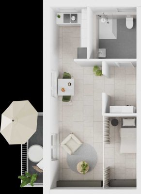 Neubau! Moderne 1-Zimmer-Wohnung