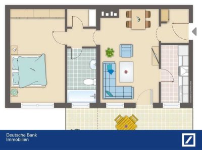 Solide Erdgeschosswohnung mit Terrasse & Stellplatz +Trier Ehrang