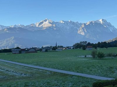 3,5 Zimmer Wohnung in Topwohnlage mit unverbauten Blick auf die Zugspitze