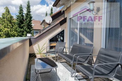 Zuhause ankommen in Worblingen! Vermietete 3 Zi.-Whg. im DG mit Balkon, Küche und 3 Stellplätzen
