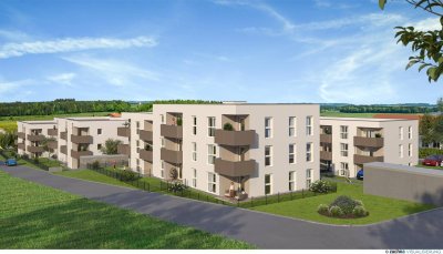Neubau: geförderte 2-Raum Mietwohnung in Andorf Top 402