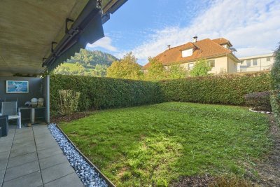 Wohnung mit 94 m² Garten, Tiefgaragenplatz und Ausbaupotenzial zur 4-Zimmer-Wohnung