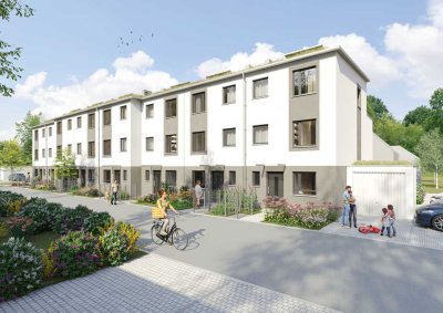 Attraktives Reihenhaus mit Keller, großer Dachterrasse und KfW 40 - QNG Zertifizierung