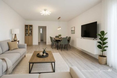 IHRE RUHE-OASE - Stilvolle 3- Zimmer Erdgeschosswohnung mit Terrasse im Grünen