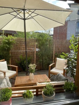 Stilvolle 2-Zimmer-Erdgeschosswohnung mit Terrasse und EBK in Lüneburg
