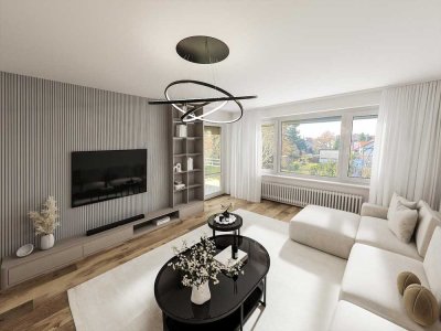 Hochwertig sanierte 3 Zimmer Wohnung mit sonniger Loggia
