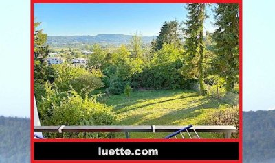 Haus im Haus 4-Zi-Whg, 2 Balkone + Büro / GästeZi., überd. Terrasse, Rasengrundstück, Garage, sch...