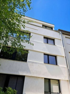 Super für junge Familien und Pärchen:  Moderne 3 Zimmer Wohnung mit Balkon und Gemeinschaftsgarten!