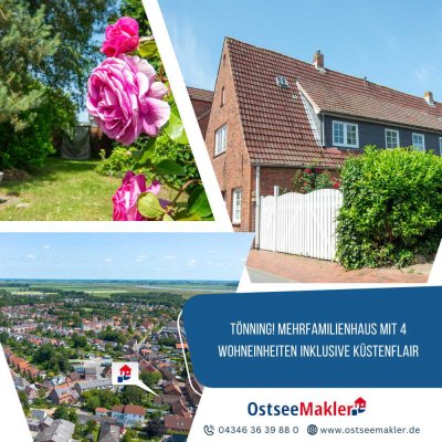 Tönning! Mehrfamilienhaus mit 4 Wohneinheiten inklusive Küstenflair
