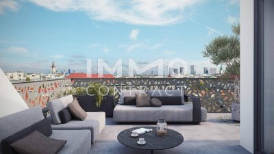 Edle Dreizimmer-Dachgeschoßwohnung mit Aussicht und 3 Terrassen! - PROVISIONSFREI